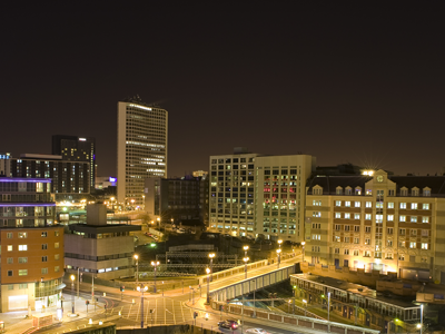 Birmingham City At Night